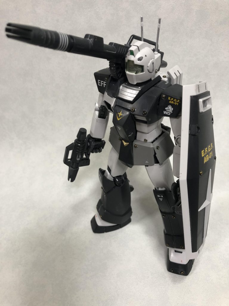 ＭＧ ジム・キャノン （ホワイト・ディンゴ隊仕様）–2枚目/制作者：いま