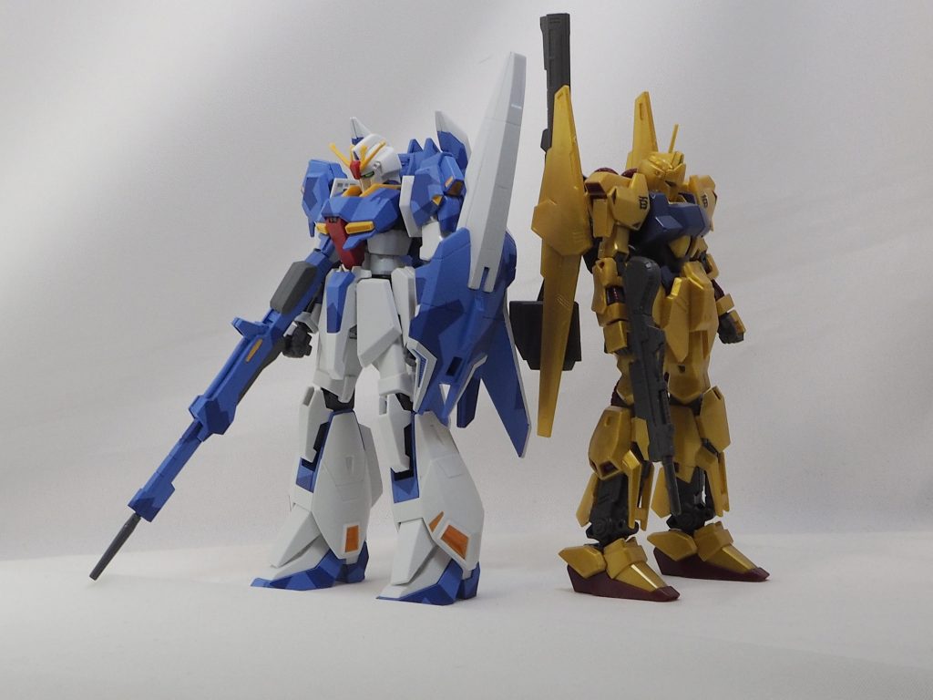 もしもZにアムロが乗っていたらこんな並びも見れたかもしれませんね。