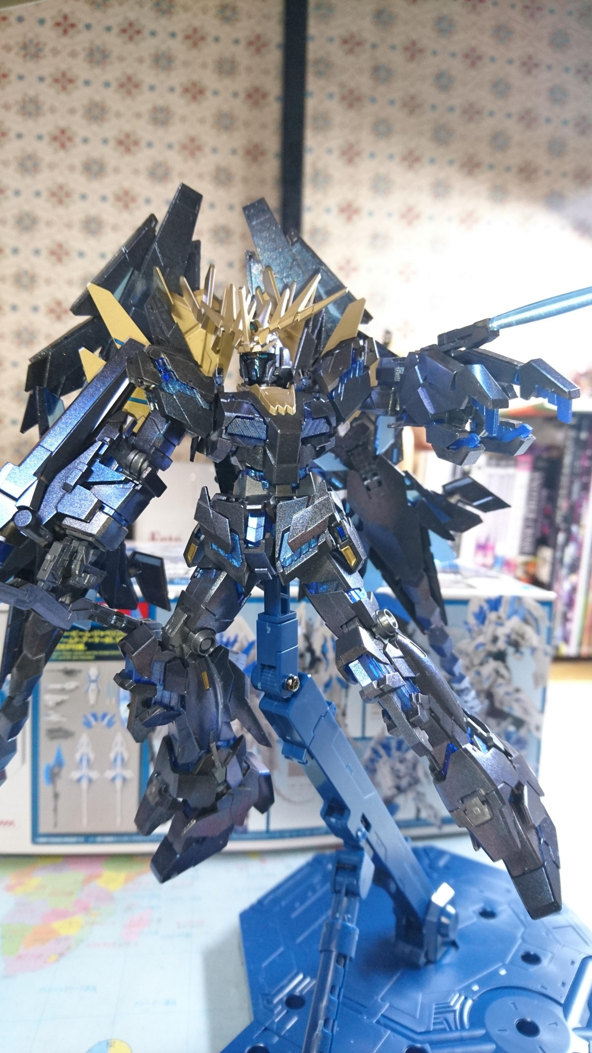 RG バンシィ・ペルフェクティビリティ 全塗装完成品 - プラモデル