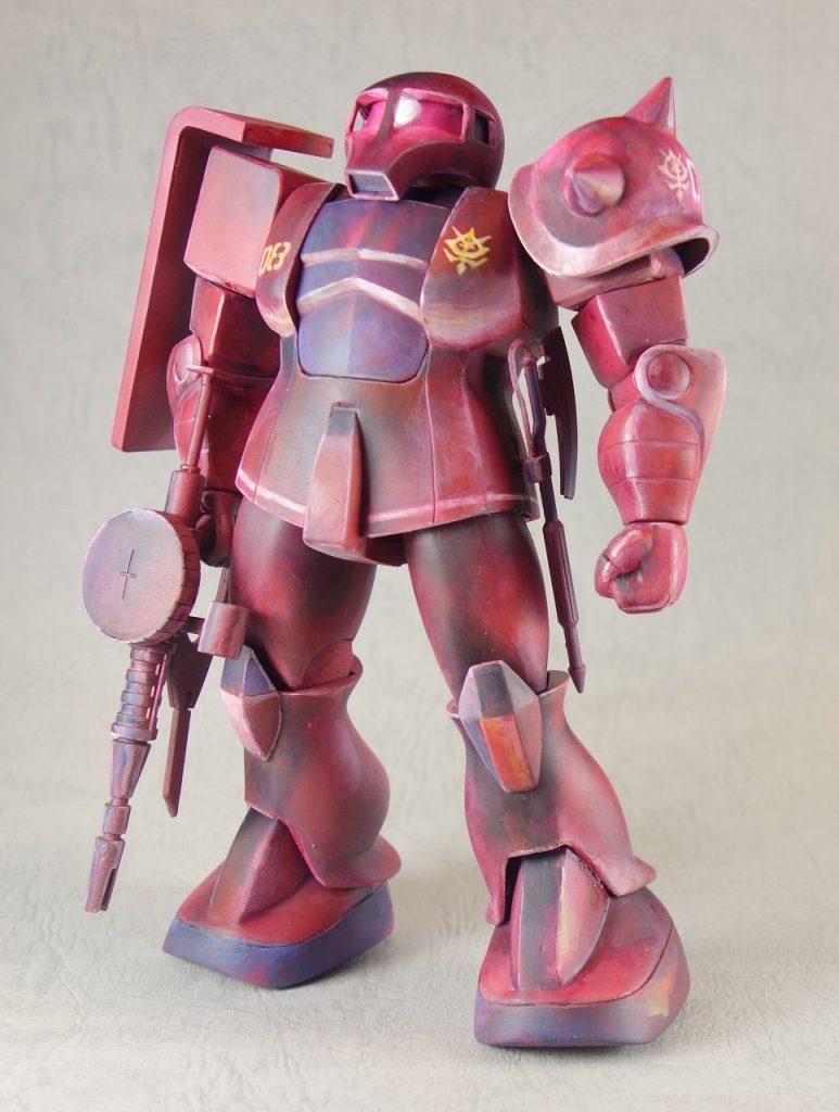 旧キット１／１００ シャア専用ザクⅠ（MS-05S）–2枚目/制作者：@館長