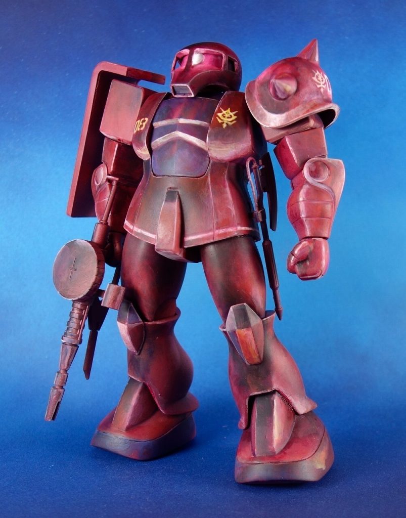 旧キット１／１００ シャア専用ザクⅠ（MS-05S）–3枚目/制作者：@館長