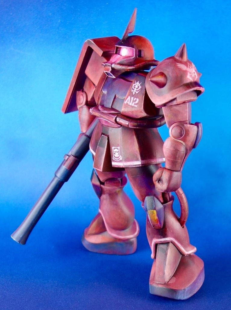 旧キット１／１００シャア専用ザクⅡ（MS-06S）–4枚目/制作者：@館長