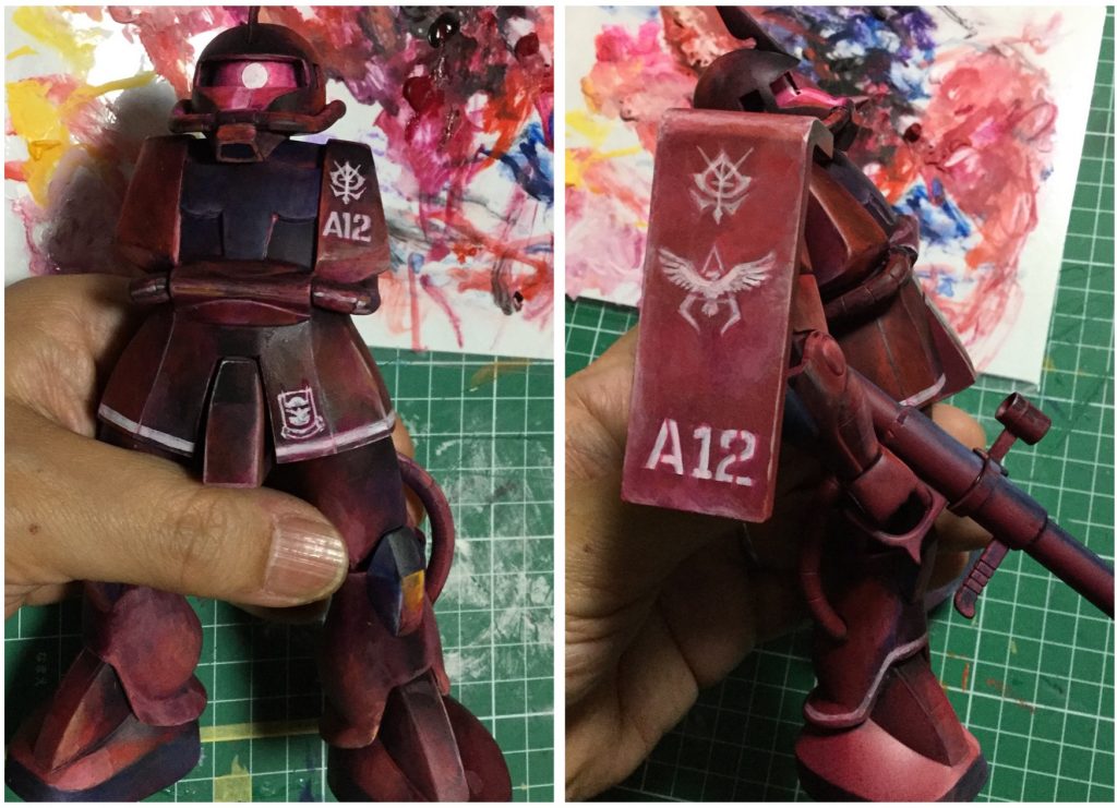 筆塗り&手描きマーキング