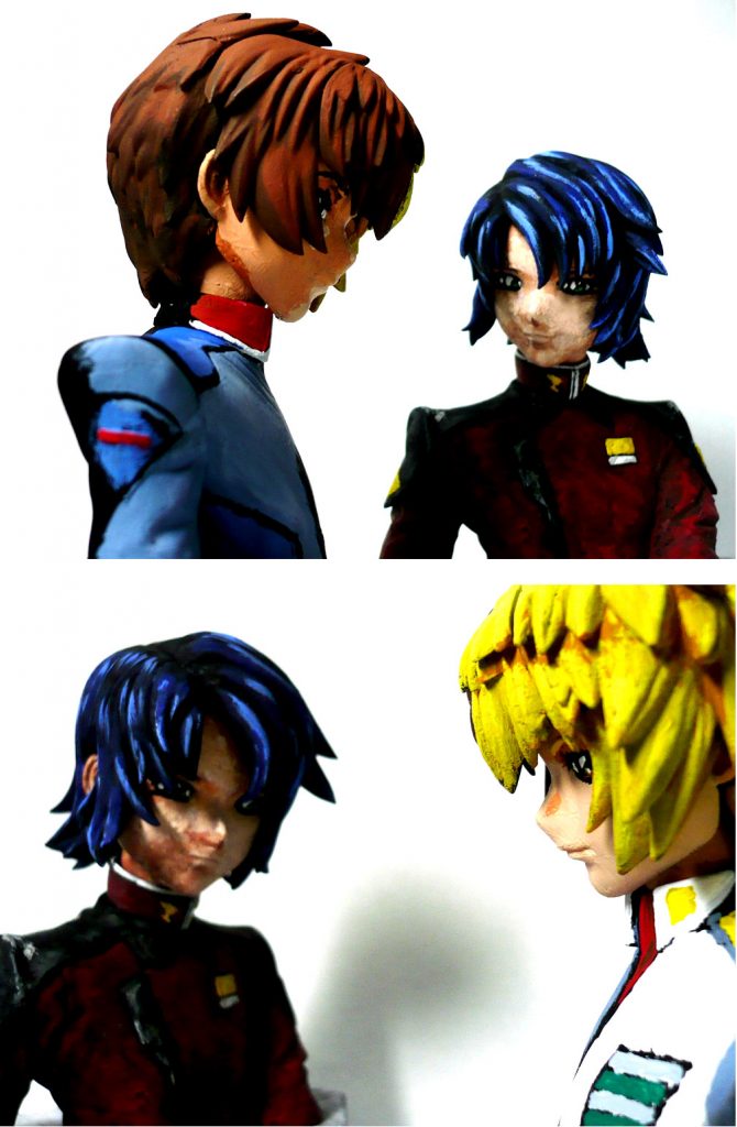 前に製作したアスランと並べて。