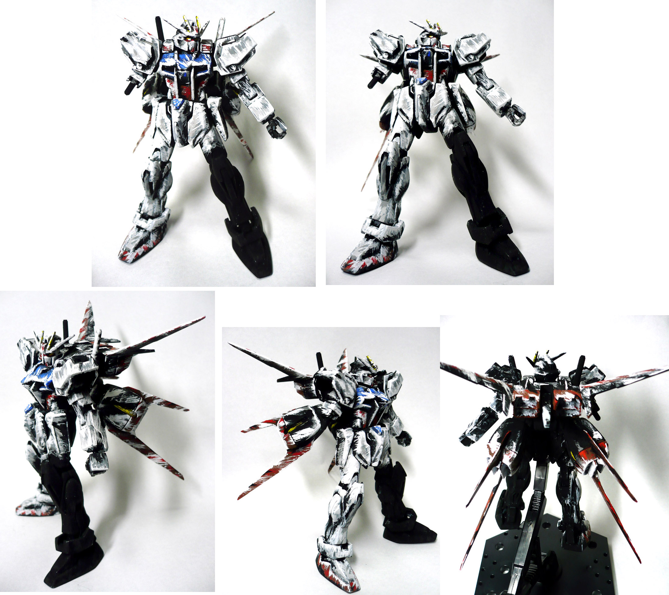 Hgストライクガンダム 不可能を可能にするシーンのイラスト風塗装 リューノさんのガンプラ作品 Gunsta ガンスタ