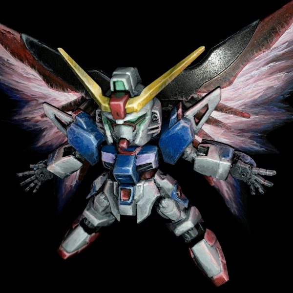 SD デスティニーガンダム イラスト風?塗装