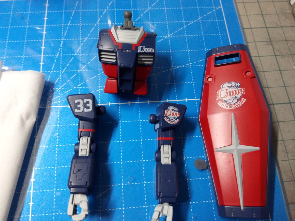 1/144 HGUC RX-78-2 ガンダム ライオンズバージョン–9枚目/制作者：@dagored00