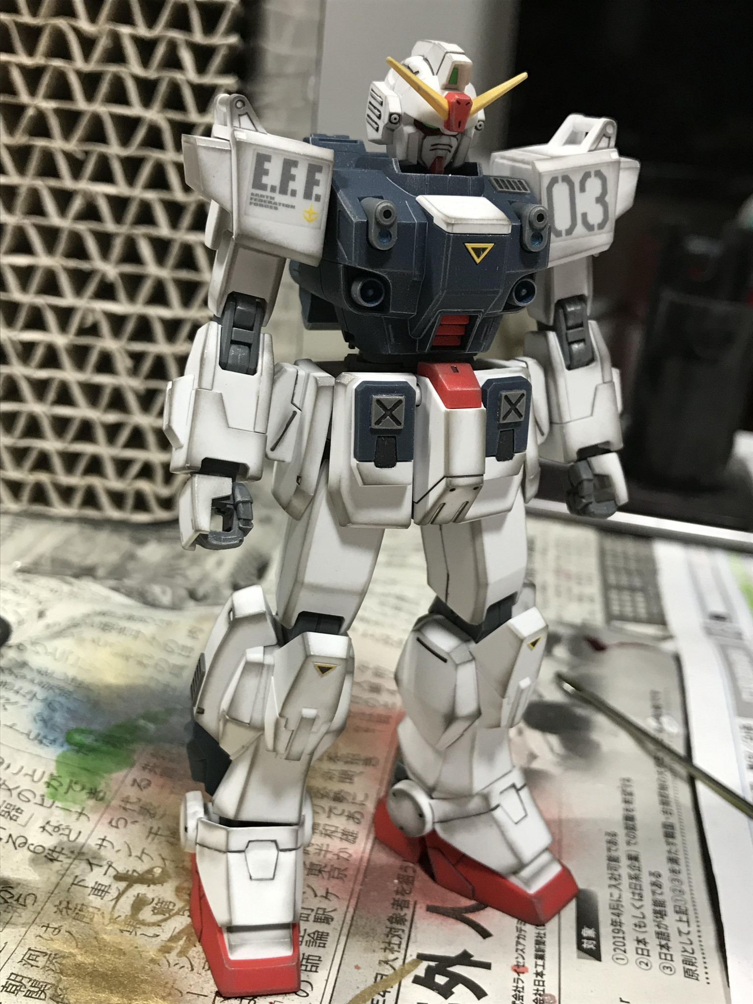 ブルーディスティニー3号機 Exam あるくぅさんのガンプラ作品 Gunsta ガンスタ