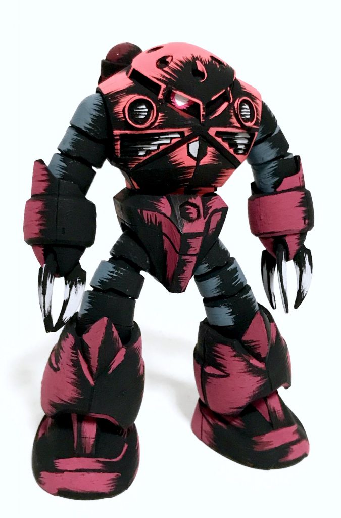 シャア専用ズゴック アメコミイラスト風–3枚目/制作者：@j_gunaka