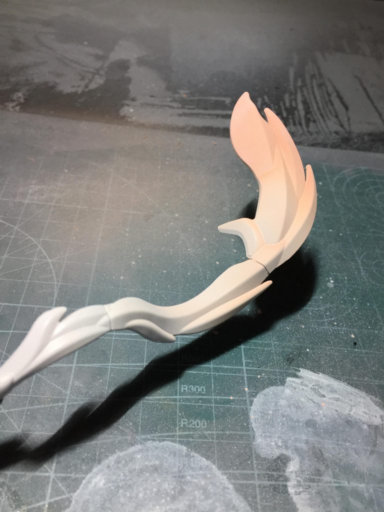 ディナイアルポニテのグラデーション経過