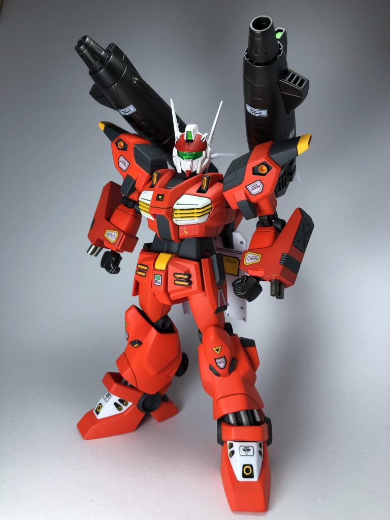 正面
首ダブルボール、腹部延長、肩に関節をたしました