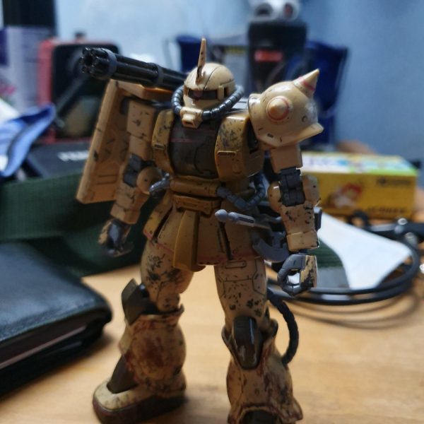 汚し塗装 ザク ハーフ・キャノン