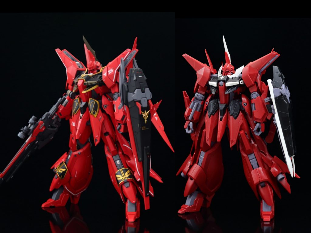 プロポーション変更でフル・フロンタル専用機として凛々しく