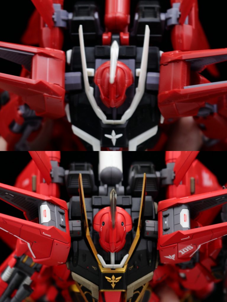 新規スジ彫り、塗り分けでスッキリと