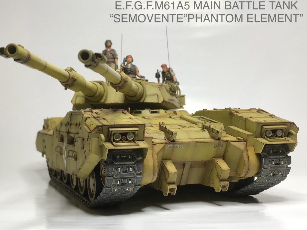 地球連邦軍61式戦車–2枚目/制作者：サニー・ワークス