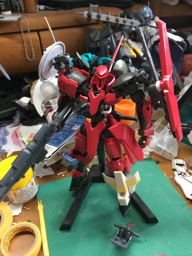 それから徐々に改造を重ねて塗装前がこちら