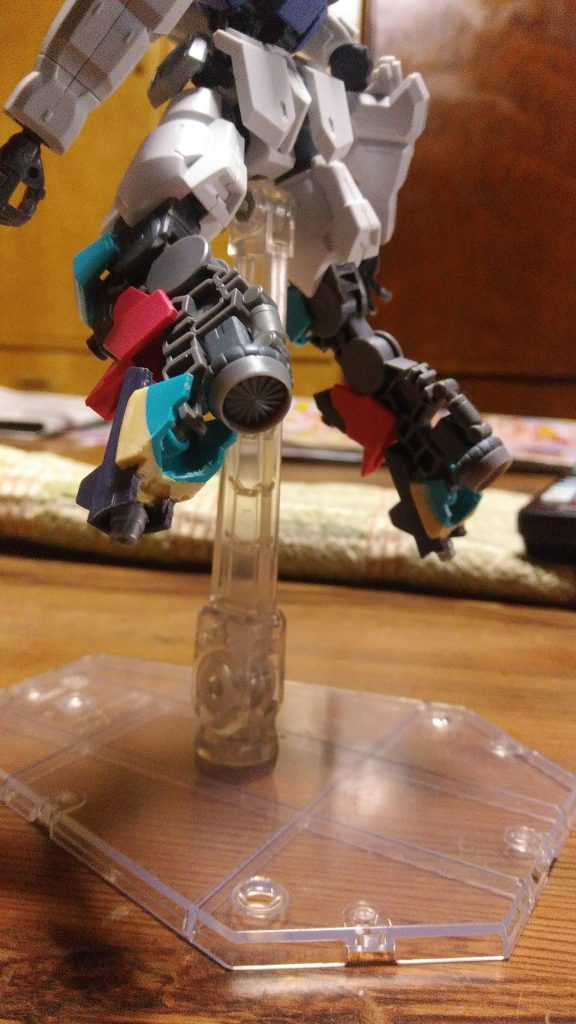 足がホバーになりました。