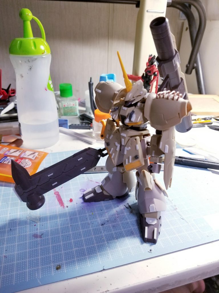 加工終了時(正面)