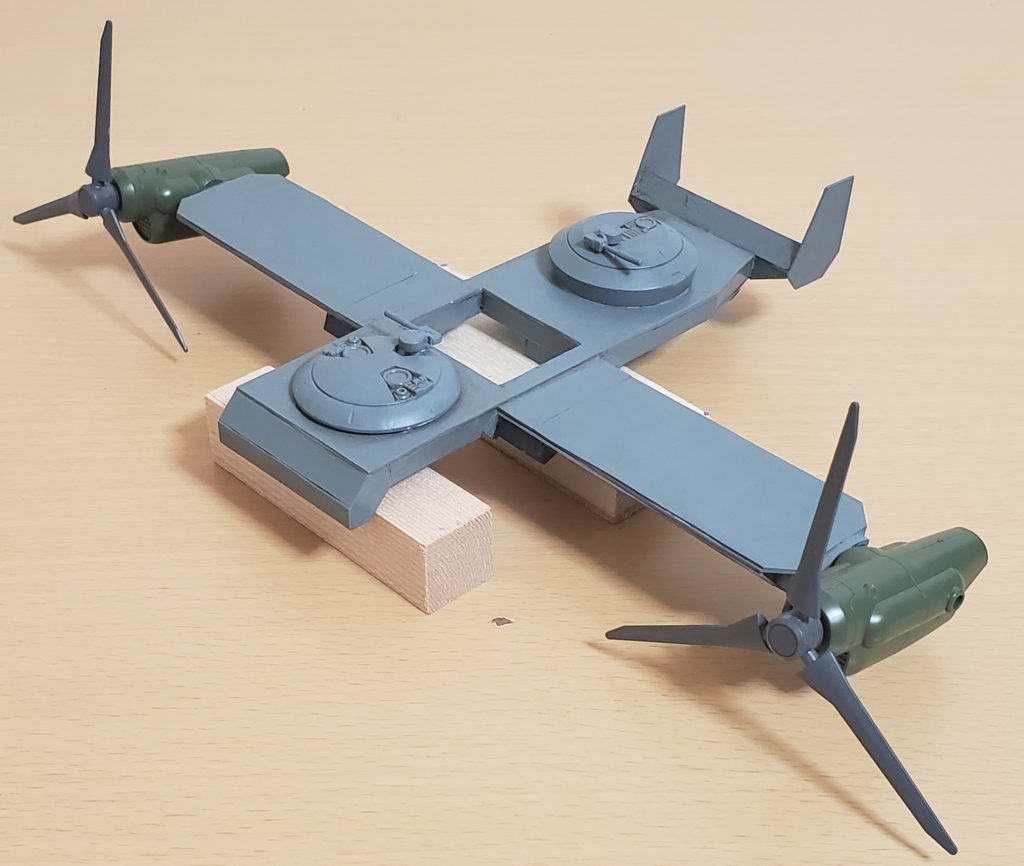 むせる感じの輸送機。
GBNのレギュレーション的にどうだかは知りません。