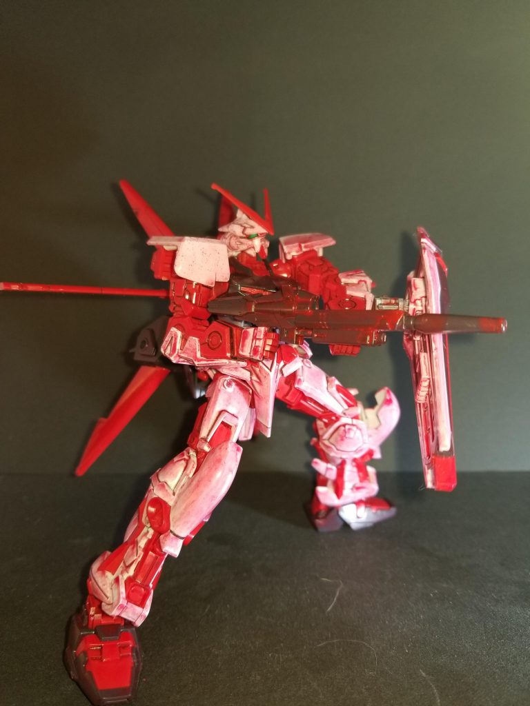 これを試して面白いなと思ったのはスミイレ分部。
赤黒いスミイレになってる部分があって普段とは違ういいアクセントになってるんじゃないかなと思います。