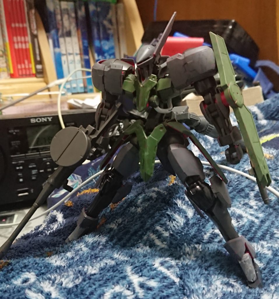 残存するヴァルキュリアフレームの1機で、宇宙戦に特化した機体。外見は、モンターク(マクギリス)のグリムゲルデに似ているが、関連は不明。地上戦も可能。