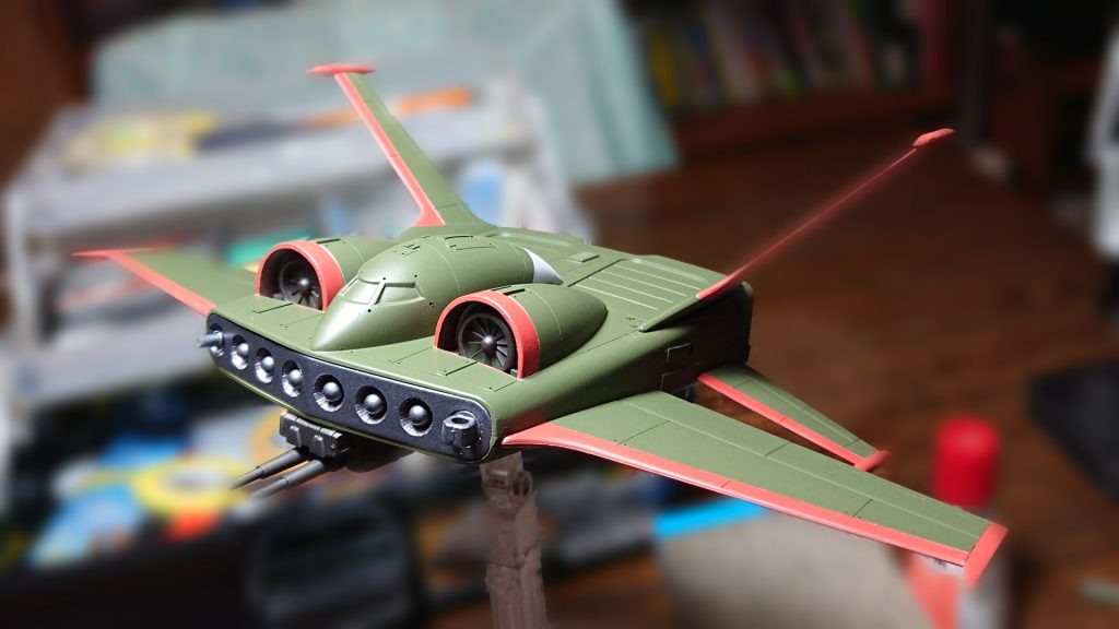 後は、部分塗装と墨入れ、デカール貼り作業を残すのみです。