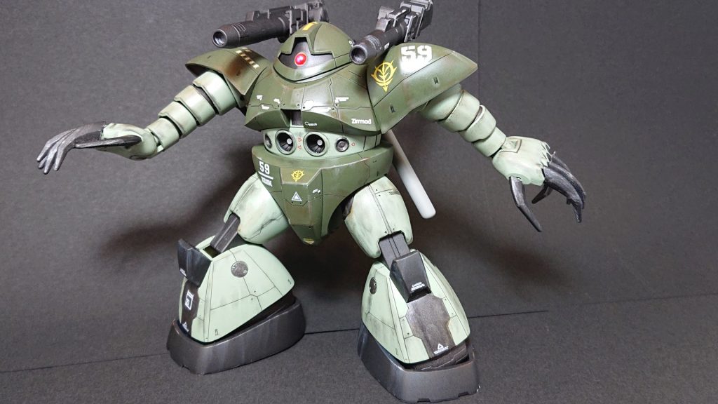 カスタムコンセプトは以下の通りです。
・水中用MSとして一定の評価を得ることには成功したが、連邦の