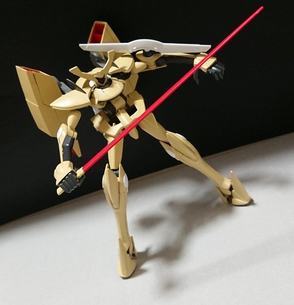 バックパック装備時。