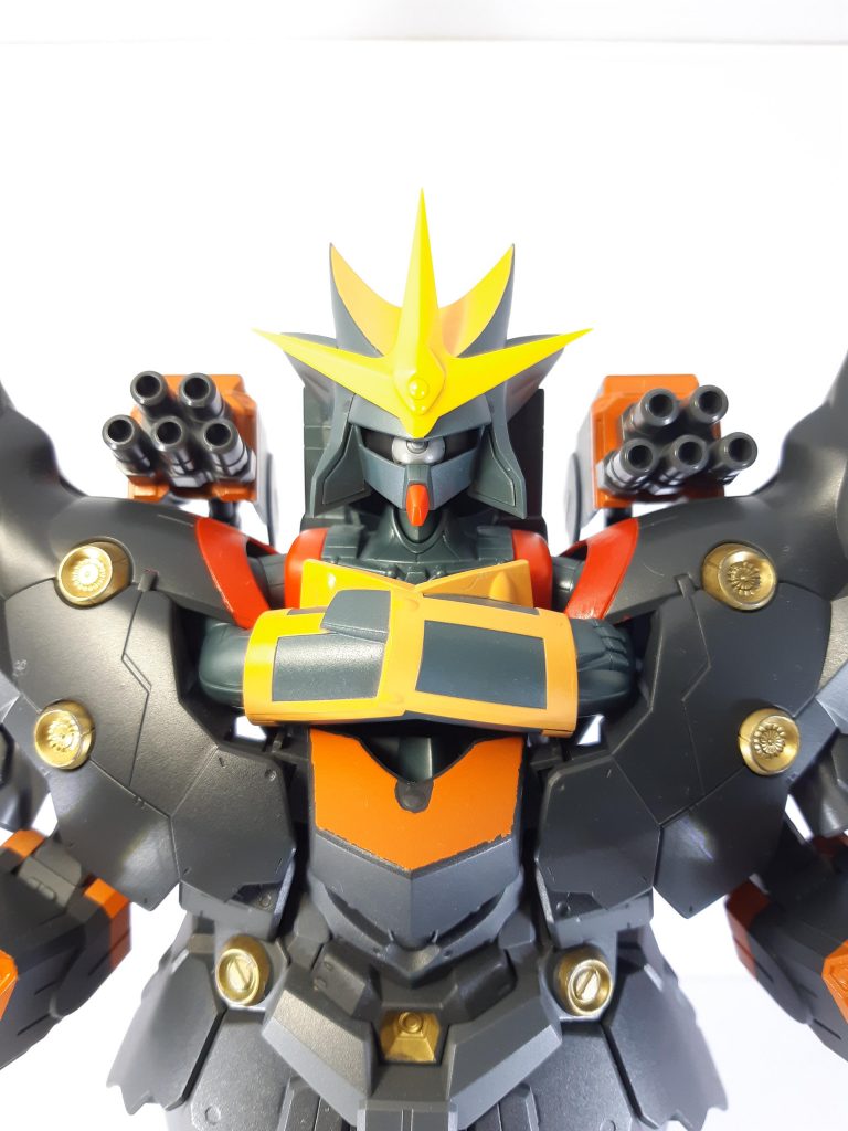 バスターマシン３号として案はあったが実現しなかった、という設定です。いつかガンバスターも全塗装して色を合わせたいです。