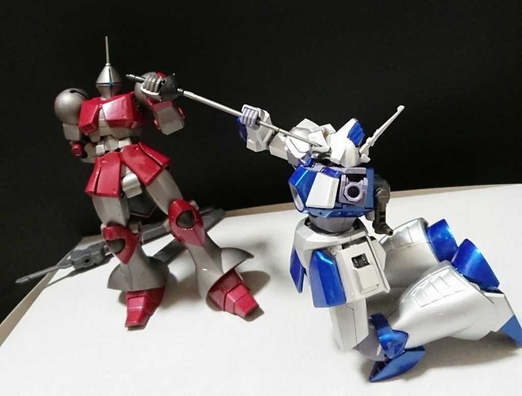 戦果...。
ヤクト・ガズアル(GUNSTAに投稿済み)を戦闘不能にする。
(2度目の出撃を終えた後、自分の手でこのギャンに改修を施している)