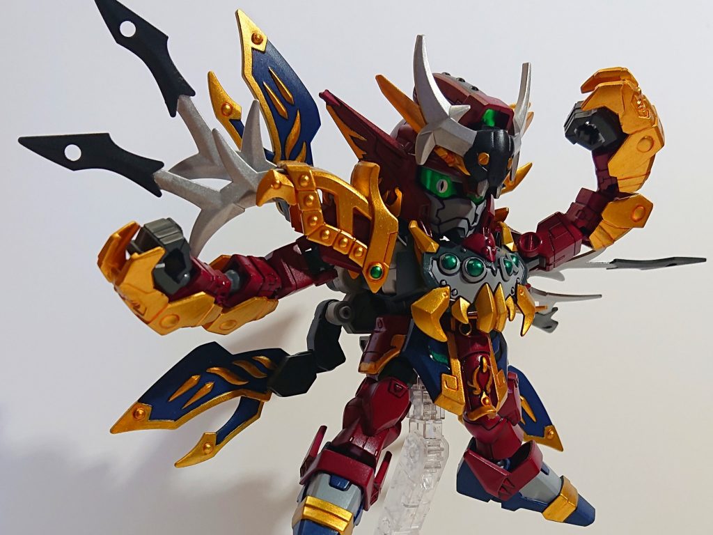 顔を変えて腕を伸ばす。ヴァサーゴは1個で2度楽しいですね。