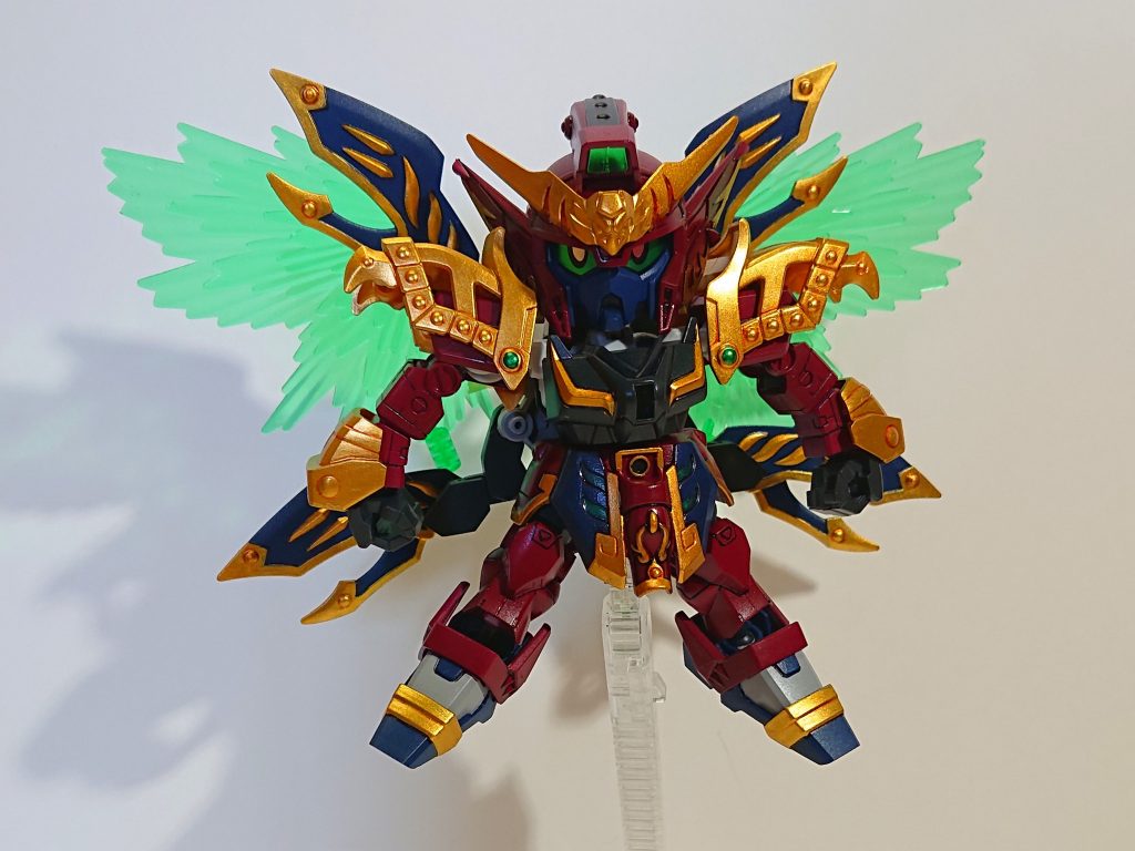 思い付きでSDの0ガンダムのエフェクトパーツをつけてみる。意外とマッチしてると思うのです。