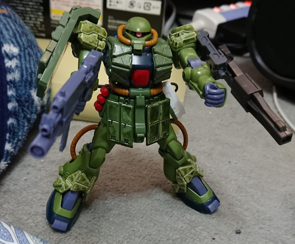 単独飛行能力は無いため、ドダイYSなどのSFSとの連携が必要。
地上での任務中、ジャンク屋のガンダムタイプと交戦している。