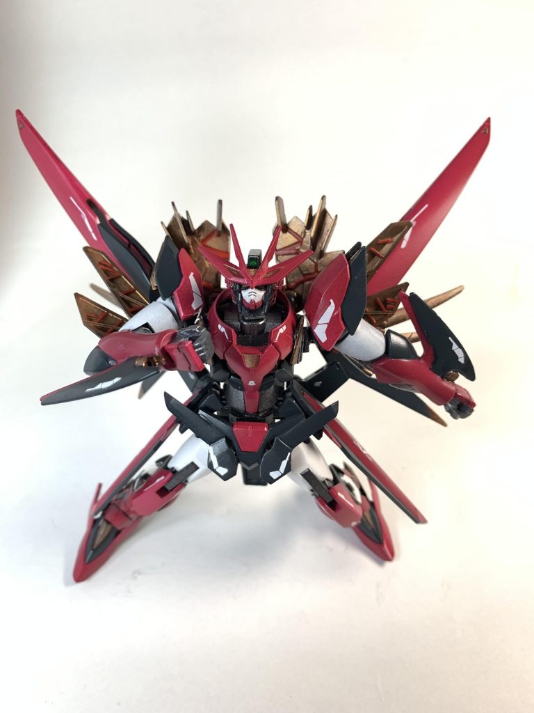 機体カラーはエピオンをリスペクトしました