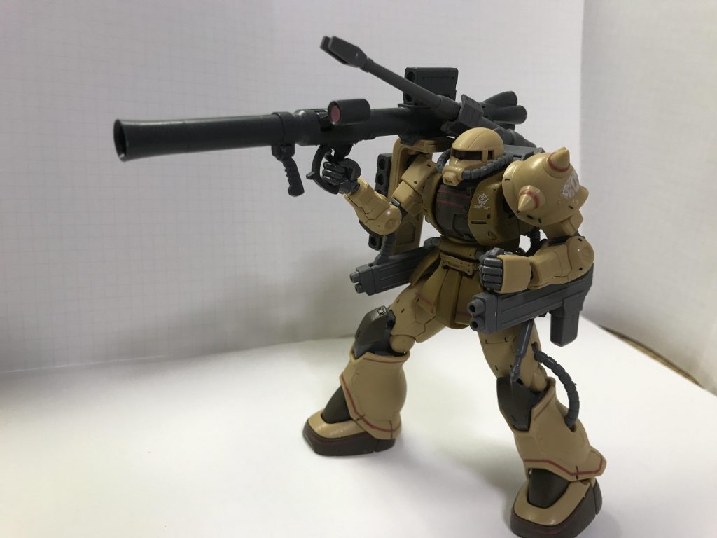 ザクハーフキャノン バズーカ装備型–2枚目/制作者：シンシアΔ