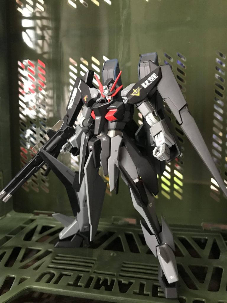 アナハイムはソレスタルビーイングから受け取ったアリオスガンダムを
ロンドベル治安維持遊撃部隊、特戦室のマサキ.ハヤト少佐の機体として改修調整を行い運用することに。
本機体はGNドライブとサイコミュの融合による試験機である。