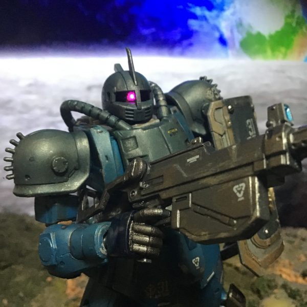 ＨＧ ブグ　月面の初MS戦