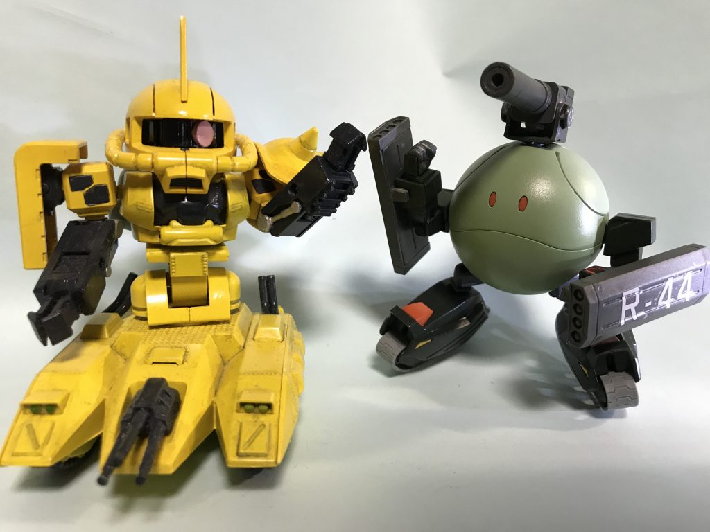 ウチのザクタンクとのツーショット