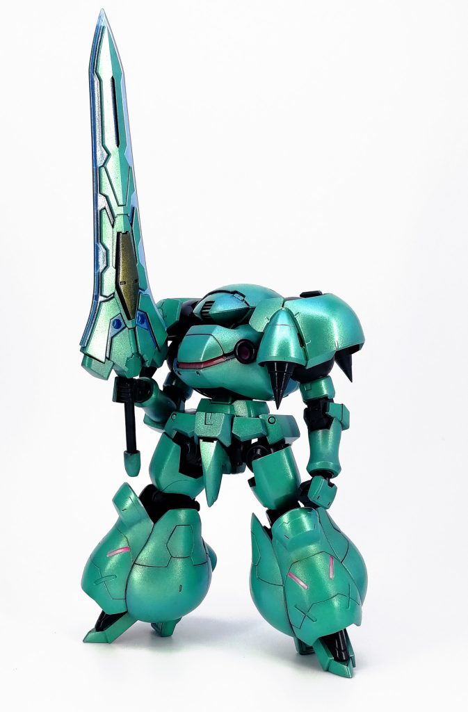 買ったきりフレームの修正があまりにもめんどくさそうで放置してたプラアクトアーサーの剣が丁度良かったので柄を変更して持たせてみました。