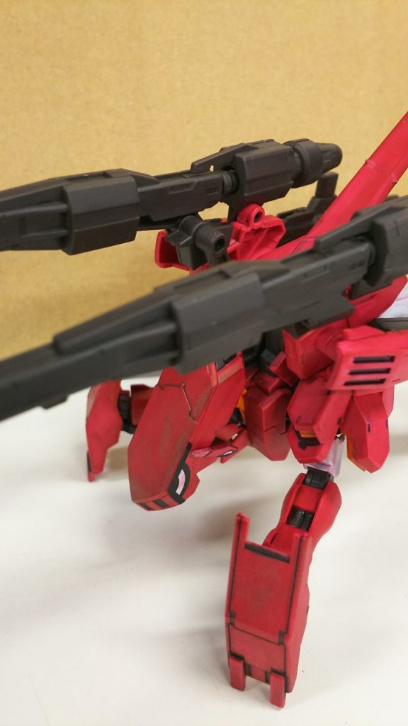 写真だと見づらいのですが、ウェザリングもしてあります。