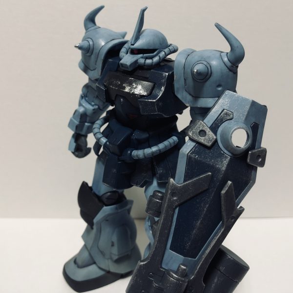 HGUCグフ・カスタム簡易ウェザリング