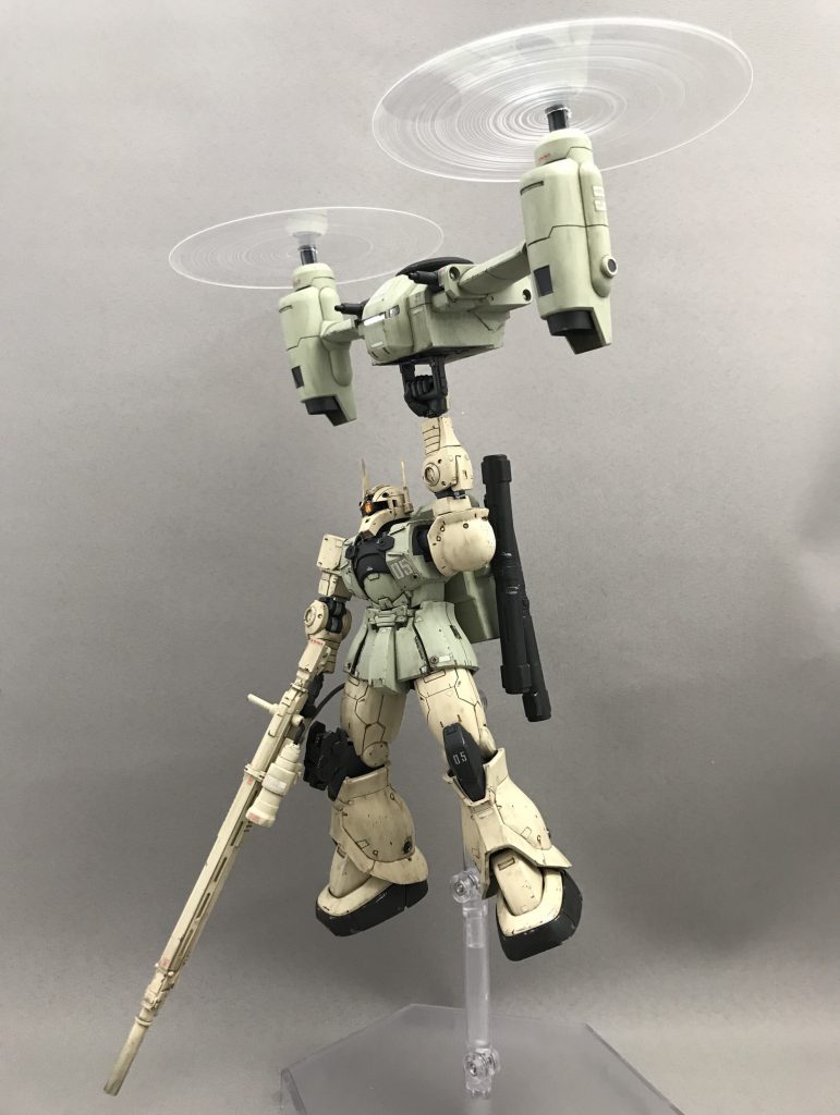 降下後でも離脱できるようにフックをつけました。