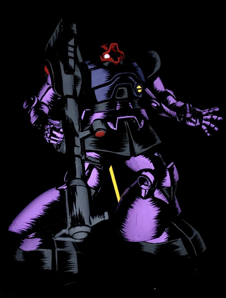 1/144 ドム アメコミイラスト風–4枚目/制作者：@j_gunaka