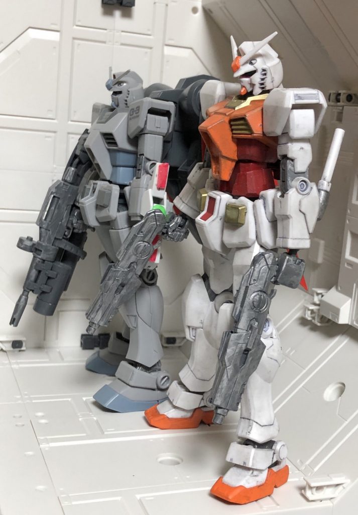 G-3ガンダムとトワイライトガンダムギンクラス