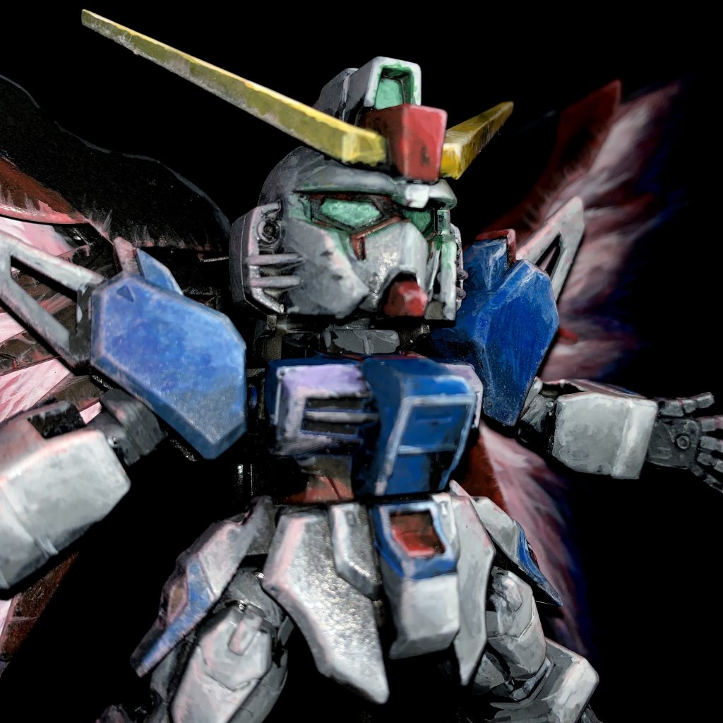 角度やピントの具合によってはいい感じに輪郭が見えなくなります。