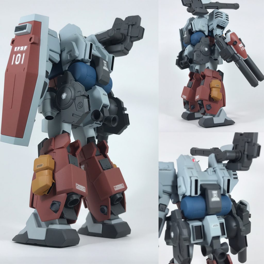 狂四郎が初めて作成したパーフェクト
ガンダム。
当作はセイラマスオ氏の影響を受けた
習作です。
同氏の超絶技巧は真似出来ませんので
ナンチャッテな仕上がりになってます
が、徹夜して作成した思い出深い作品
です。(^ ^)