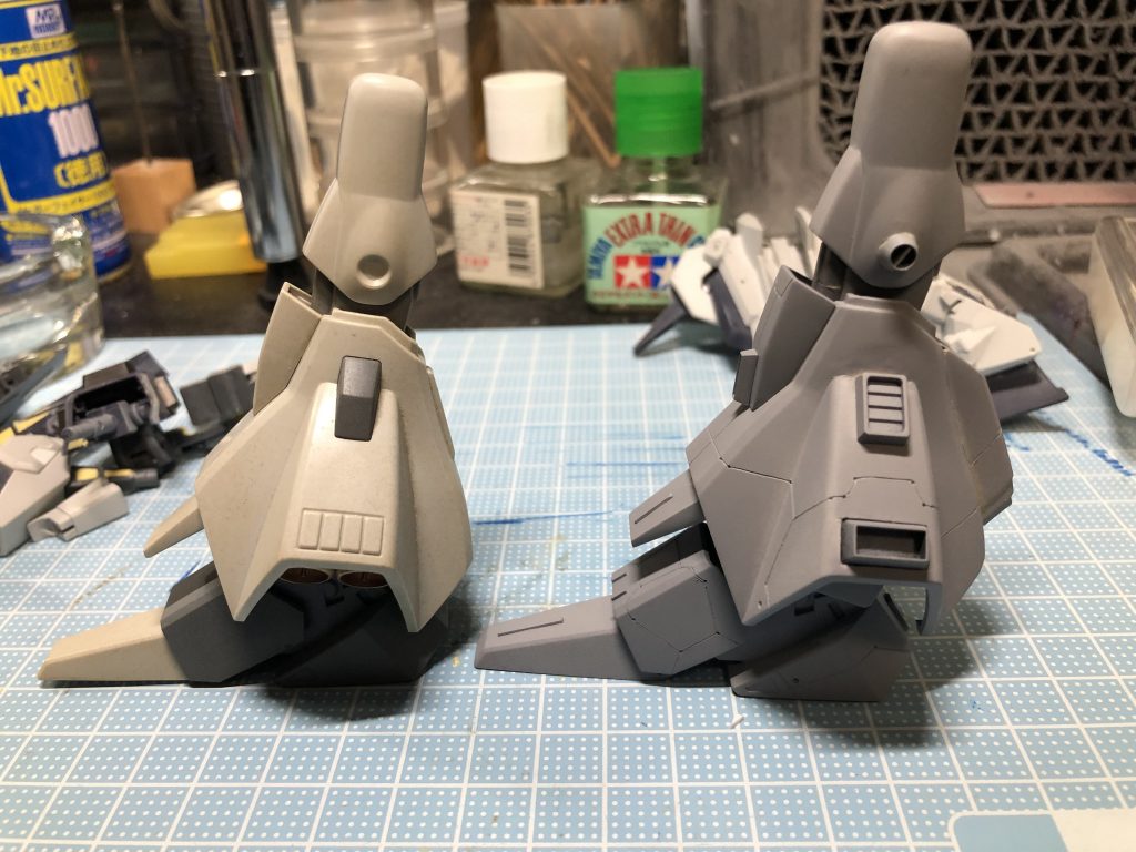 脚は大幅に変更してみました。Zから一部部品を移植