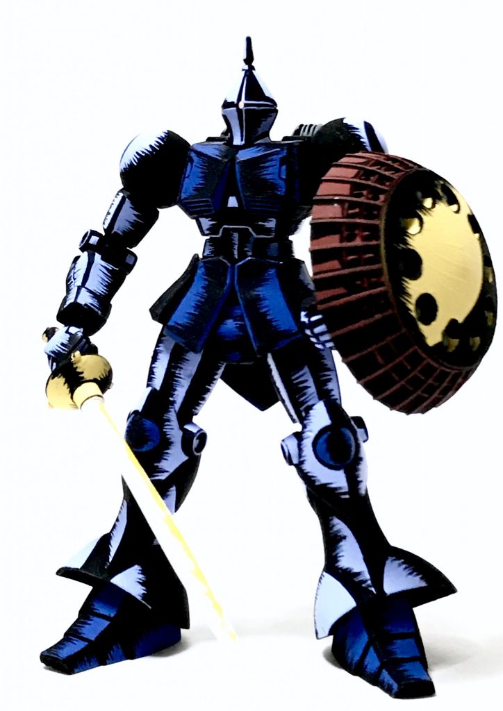 1/144 ギャン アメコミイラスト風–4枚目/制作者：@j_gunaka