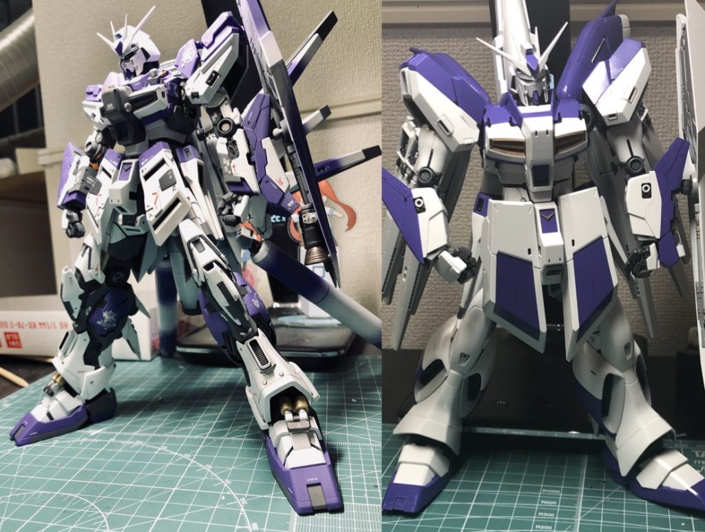 ノーマルとの比較です。

(一部パーツが後ろ前なのはスルーしてください笑)