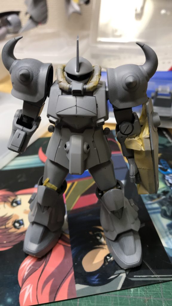 なんとなく赤のグフ。–3枚目/制作者：ポメ